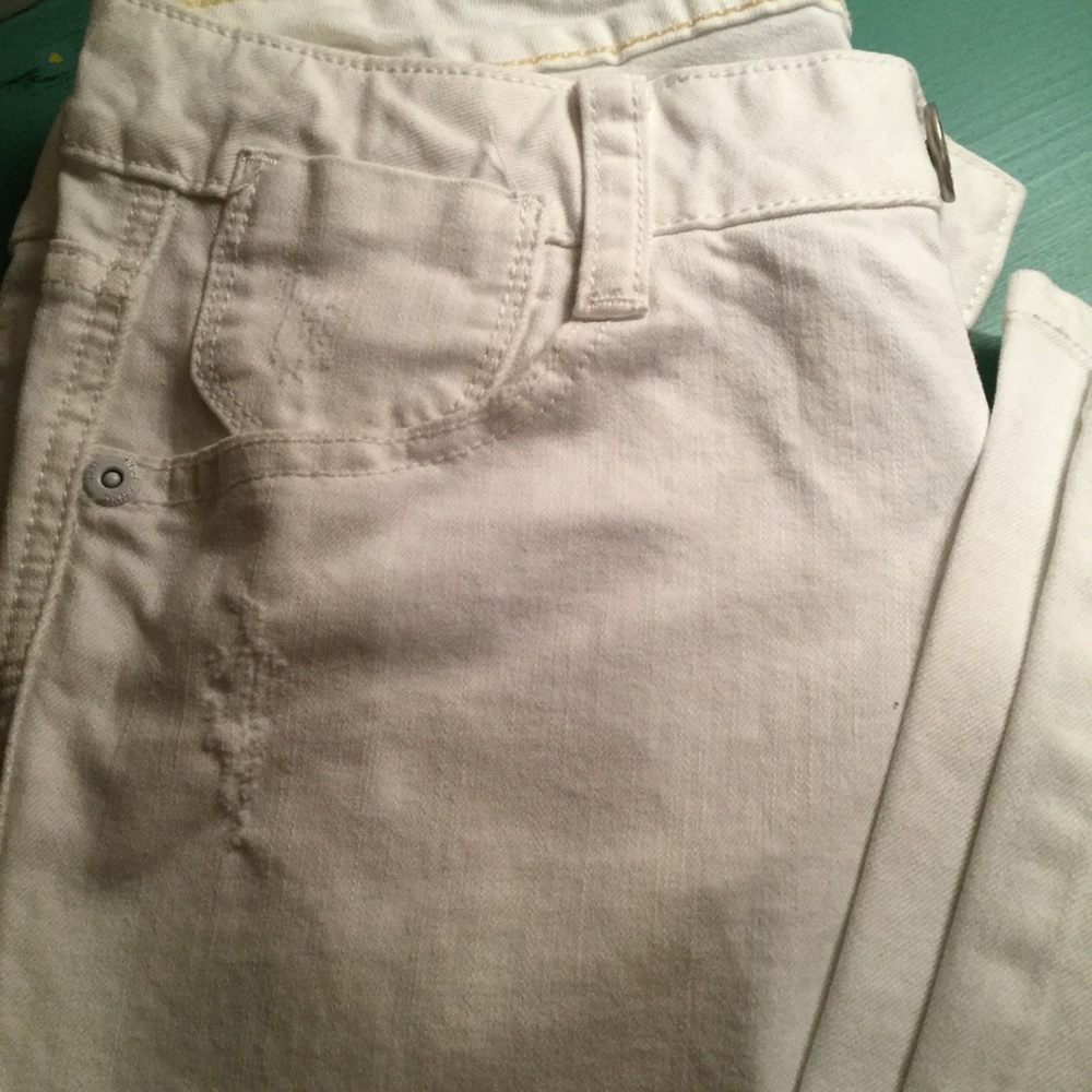 NWOT, DKNY, White Jeans, Size 8